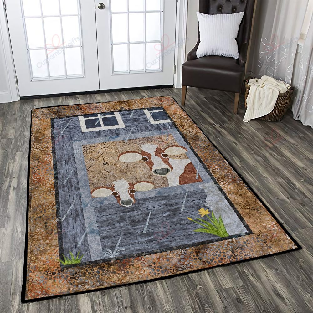 Cow Rug Sport Decor Gift Floor Decor Living Room Carpet Rug Area Rug - 022e01c11256 Cow Rug Sport Decor Gift Floor Decor Living Room Carpet Rug Area Rug - 022e01c11256