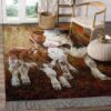Cow Mom Rug Sport Decor Gift Floor Decor Living Room Carpet Rug Area Rug - b208ad34a9c4