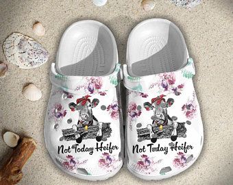 Cow Not Today Crocs Clog Shoes Crocband Clog Comfortable For Mens And Womens Cow Not Today Crocs Clog Shoes Crocband Clog Comfortable For Mens And Womens