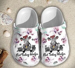 Cow Not Today Crocs Clog Shoes Crocband Clog Comfortable For Mens And Womens