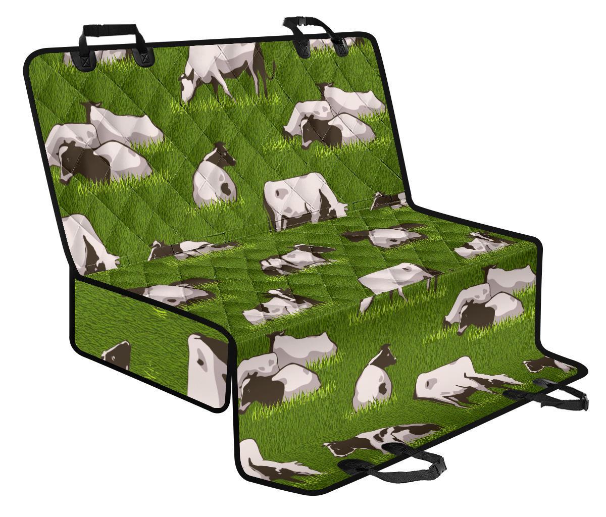 Cow On Green Grass Pattern Print Pet Car Back Seat Cover - f0a51ceb0f00 Cow On Green Grass Pattern Print Pet Car Back Seat Cover - f0a51ceb0f00