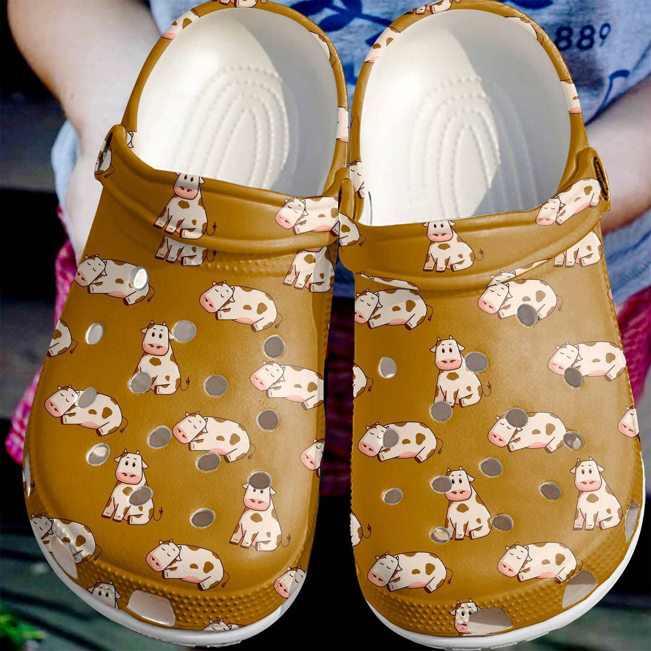 Cow Personalize Clog Custom Crocs Fashionstyle Comfortable For Women Men Kid Print 3D Lovely Milkcow Cow Personalize Clog Custom Crocs Fashionstyle Comfortable For Women Men Kid Print 3D Lovely Milkcow