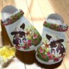 Cow Personalize Clog Custom Crocs Fashionstyle Comfortable For Women Men Kid Print 3D Whitesole Vintage Floral