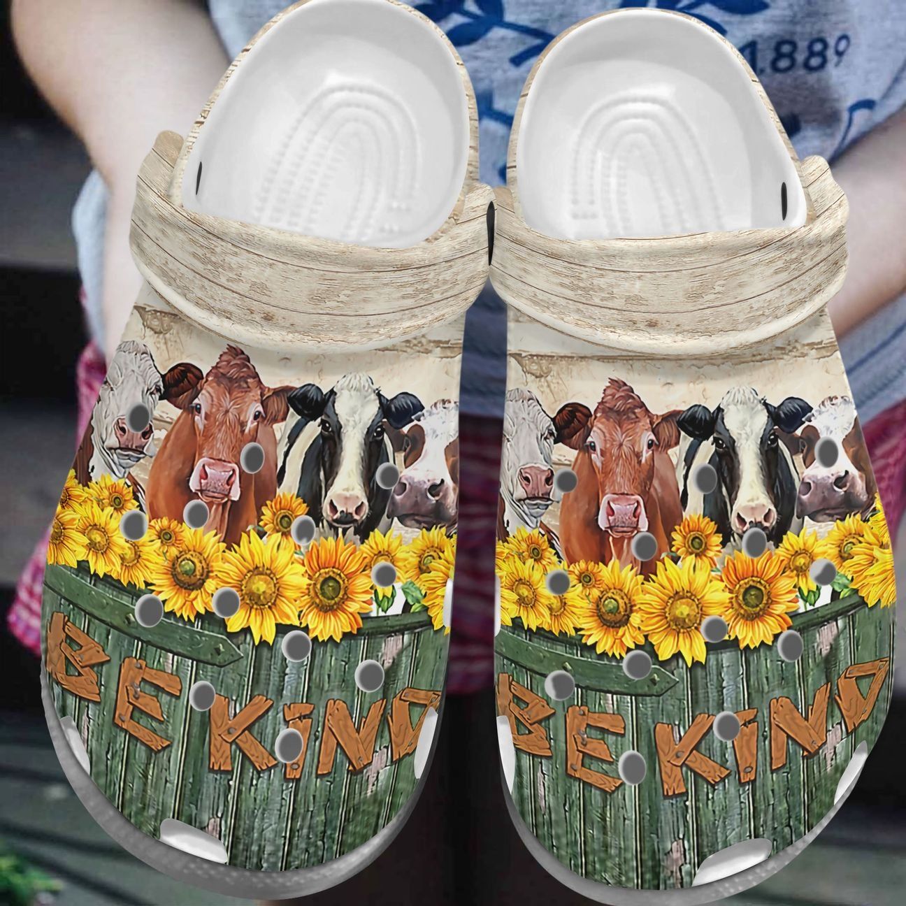 Cow Personalized Clog Custom Crocs Comfortablefashion Style Comfortable For Women Men Kid Print 3D Be Kind Cow Personalized Clog Custom Crocs Comfortablefashion Style Comfortable For Women Men Kid Print 3D Be Kind