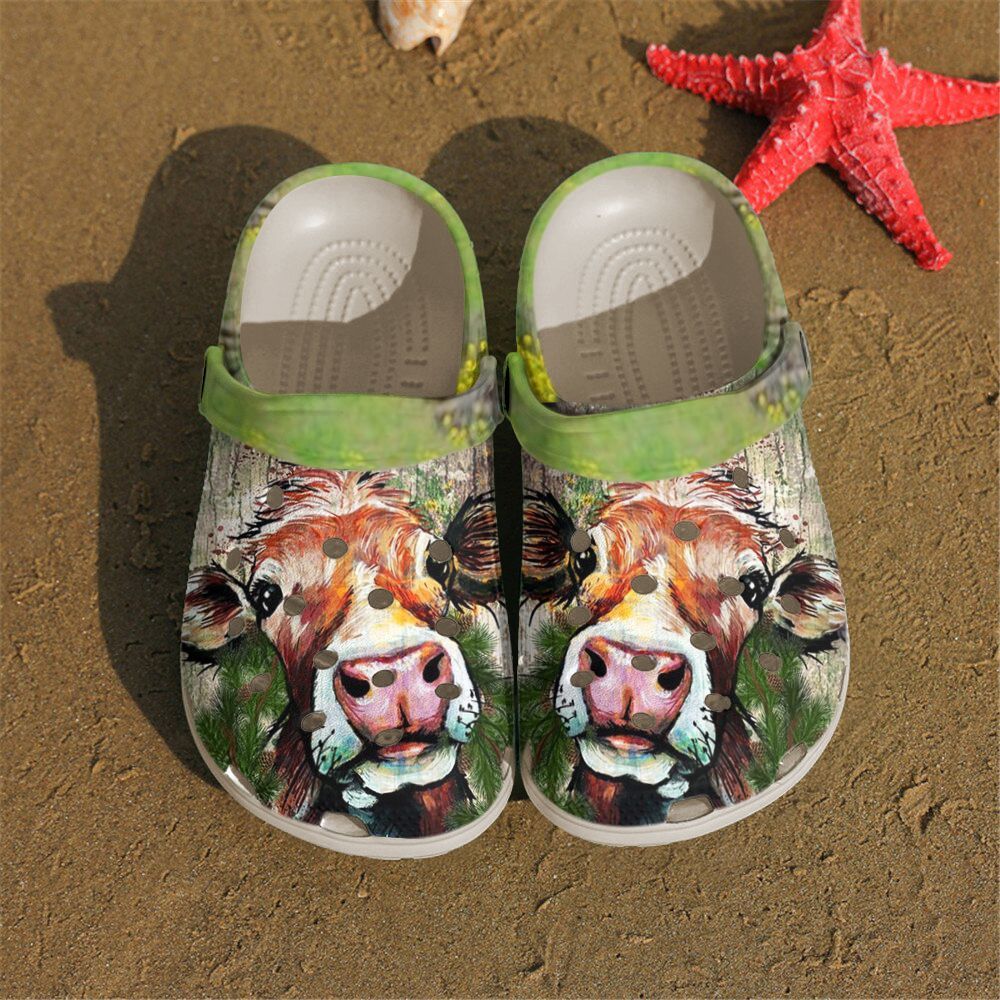 Cow Personalized Clog Custom Crocs Comfortablefashion Style Comfortable For Women Men Kid Print 3D Heifer Cow Personalized Clog Custom Crocs Comfortablefashion Style Comfortable For Women Men Kid Print 3D Heifer