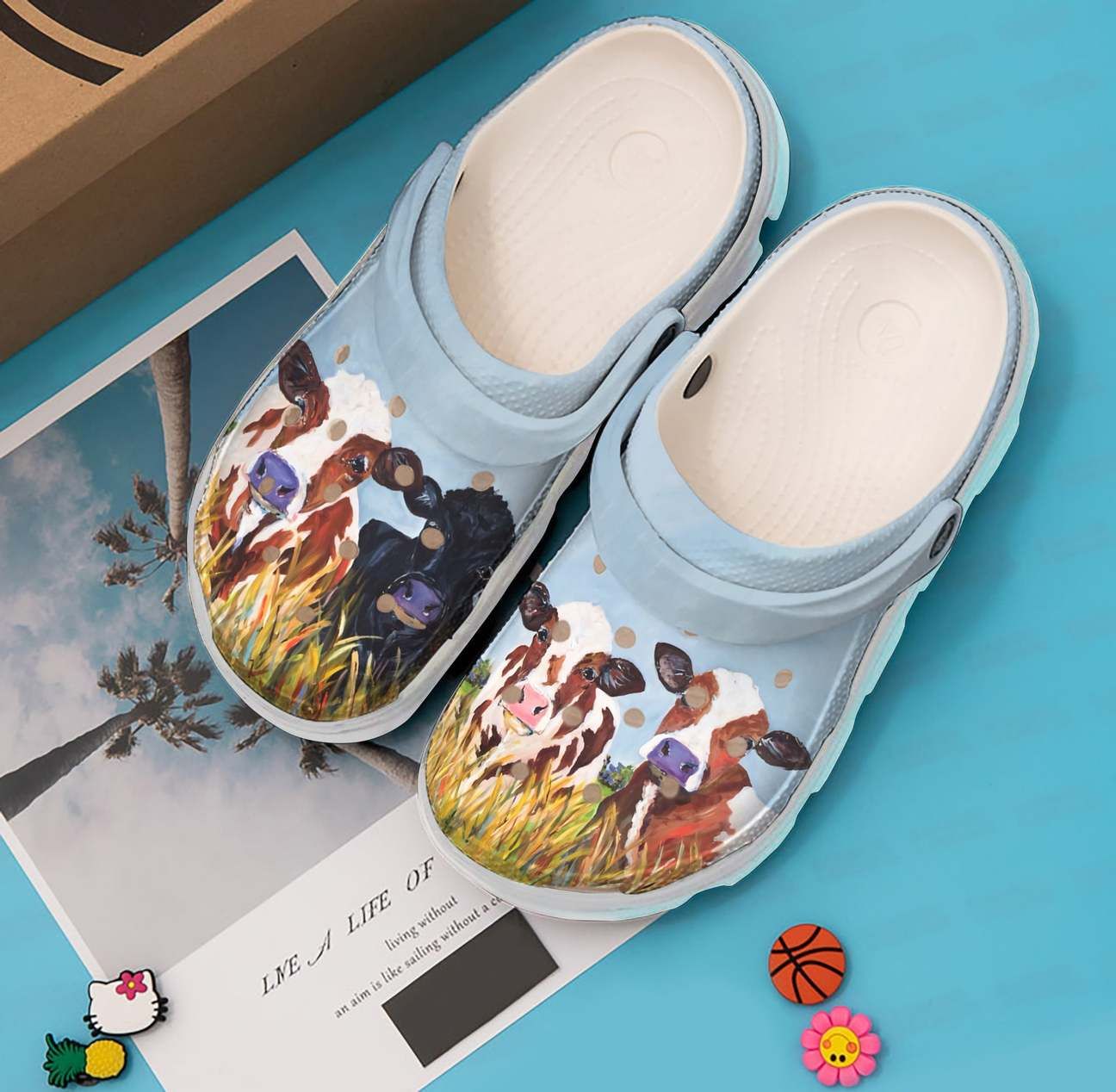 Cow Personalized Clog Custom Crocs Comfortablefashion Style Comfortable For Women Men Kid Print 3D Lovely Cows Cow Personalized Clog Custom Crocs Comfortablefashion Style Comfortable For Women Men Kid Print 3D Lovely Cows