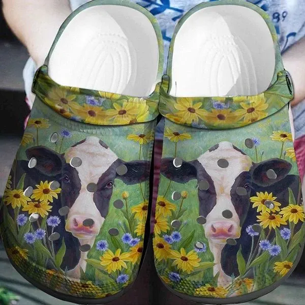 Cow Personalized Clog Custom Crocs Comfortablefashion Style Comfortable For Women Men Kid Print 3D Mother Cow Cow Personalized Clog Custom Crocs Comfortablefashion Style Comfortable For Women Men Kid Print 3D Mother Cow