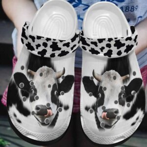 Cow Personalized Clog Custom Crocs Comfortablefashion Style Comfortable For Women Men Kid Print 3D My Moo Cow