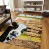 Cow Smile Often Think Positively Rug Sport Decor Gift Floor Decor Living Room Carpet Rug Area Rug - 7d3581d67bfc