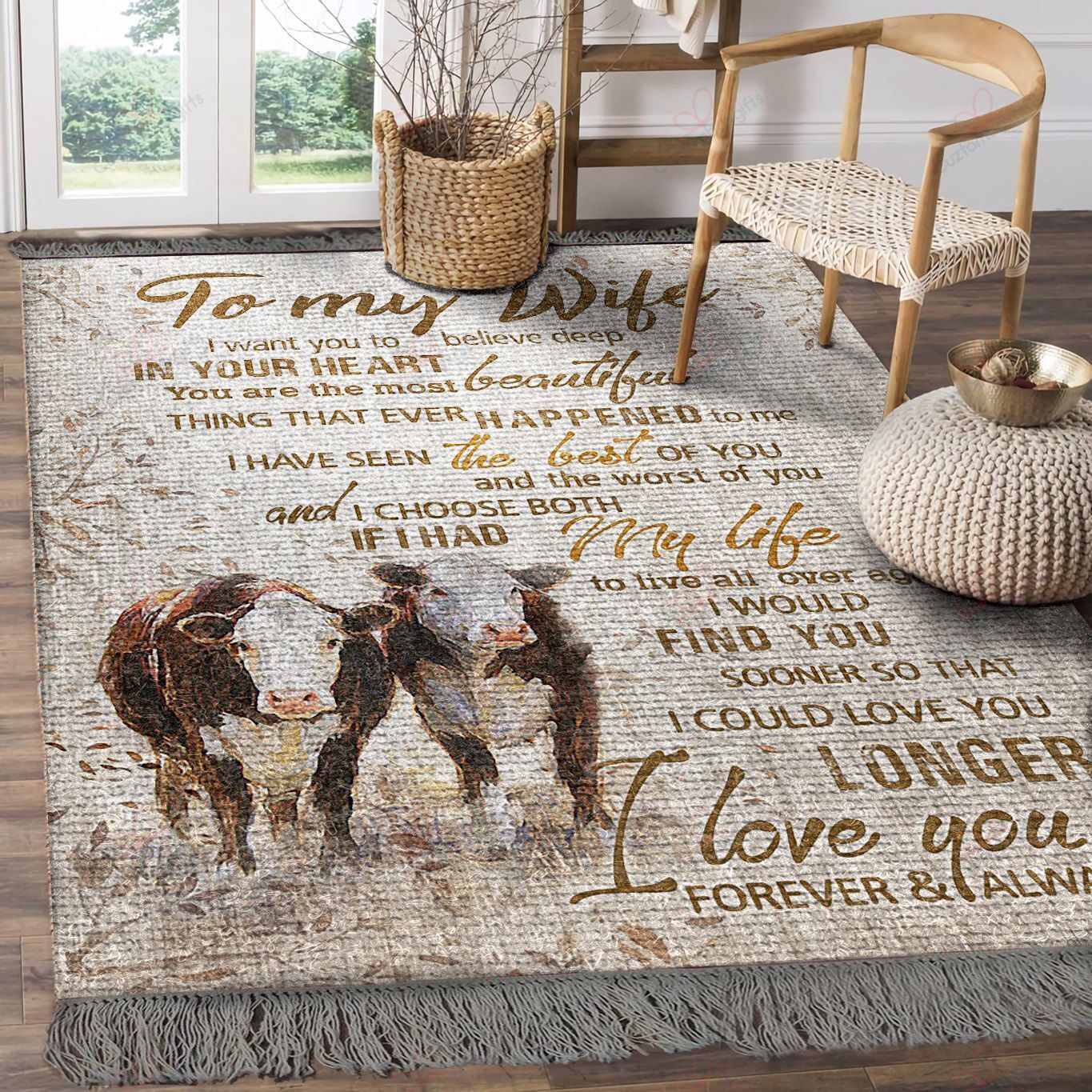 Cow To My Wife I Choose Both Rug Sport Decor Gift Floor Decor Living Room Carpet Rug Area Rug - d34613c58e57 Cow To My Wife I Choose Both Rug Sport Decor Gift Floor Decor Living Room Carpet Rug Area Rug - d34613c58e57