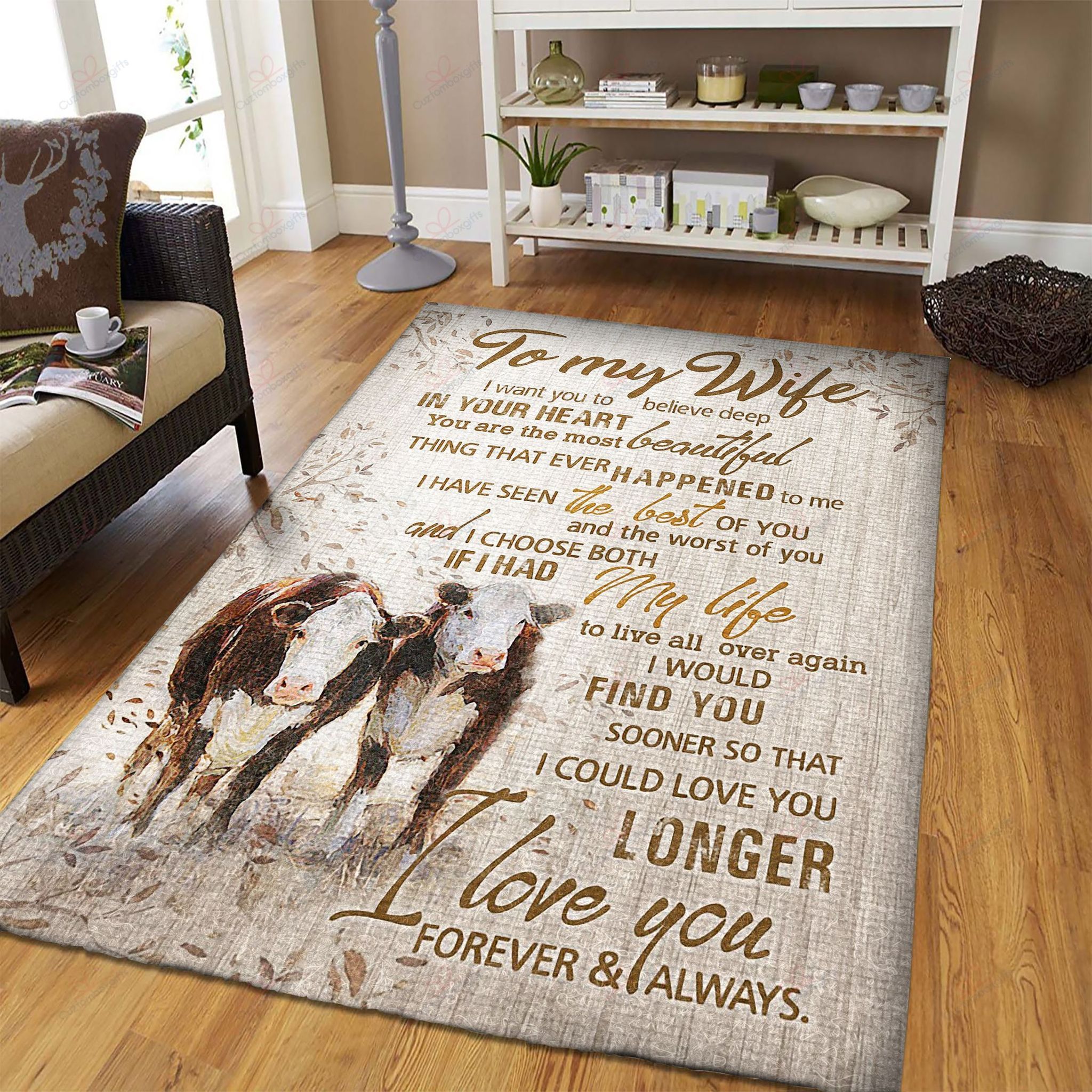 Cow To My Wife I Choose Both Rug Sport Decor Gift Floor Decor Living Room Carpet Rug Area Rug - cd1ee4618e8e Cow To My Wife I Choose Both Rug Sport Decor Gift Floor Decor Living Room Carpet Rug Area Rug - cd1ee4618e8e