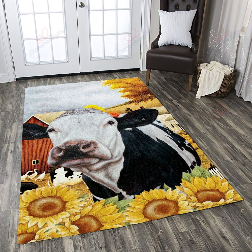 Cow With Farm Life Rug Sport Decor Gift Floor Decor Living Room Carpet Rug Area Rug - 40c57cd5fff0 Cow With Farm Life Rug Sport Decor Gift Floor Decor Living Room Carpet Rug Area Rug - 40c57cd5fff0