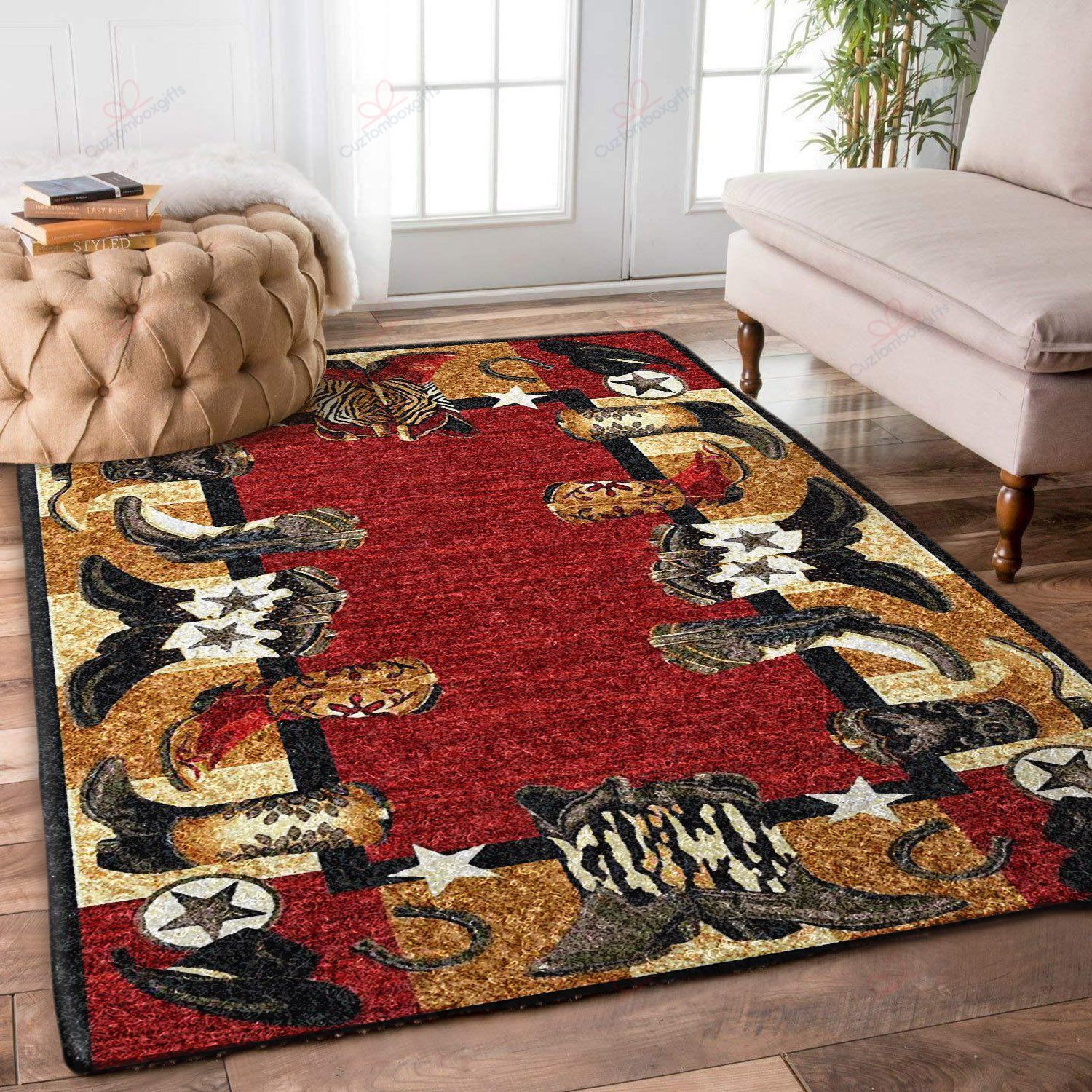 Cowboy And Star Rug Sport Decor Gift Floor Decor Living Room Carpet Rug Area Rug - a2b221428816 Cowboy And Star Rug Sport Decor Gift Floor Decor Living Room Carpet Rug Area Rug - a2b221428816