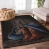 Cowboy Boot And Guitar Rug Sport Decor Gift Floor Decor Living Room Carpet Rug Area Rug - 347e024782bb
