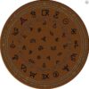 Cowboy Brands Round Carpet Floor Rug Living Room Bedroom Decor Round Area Rug Carpet
