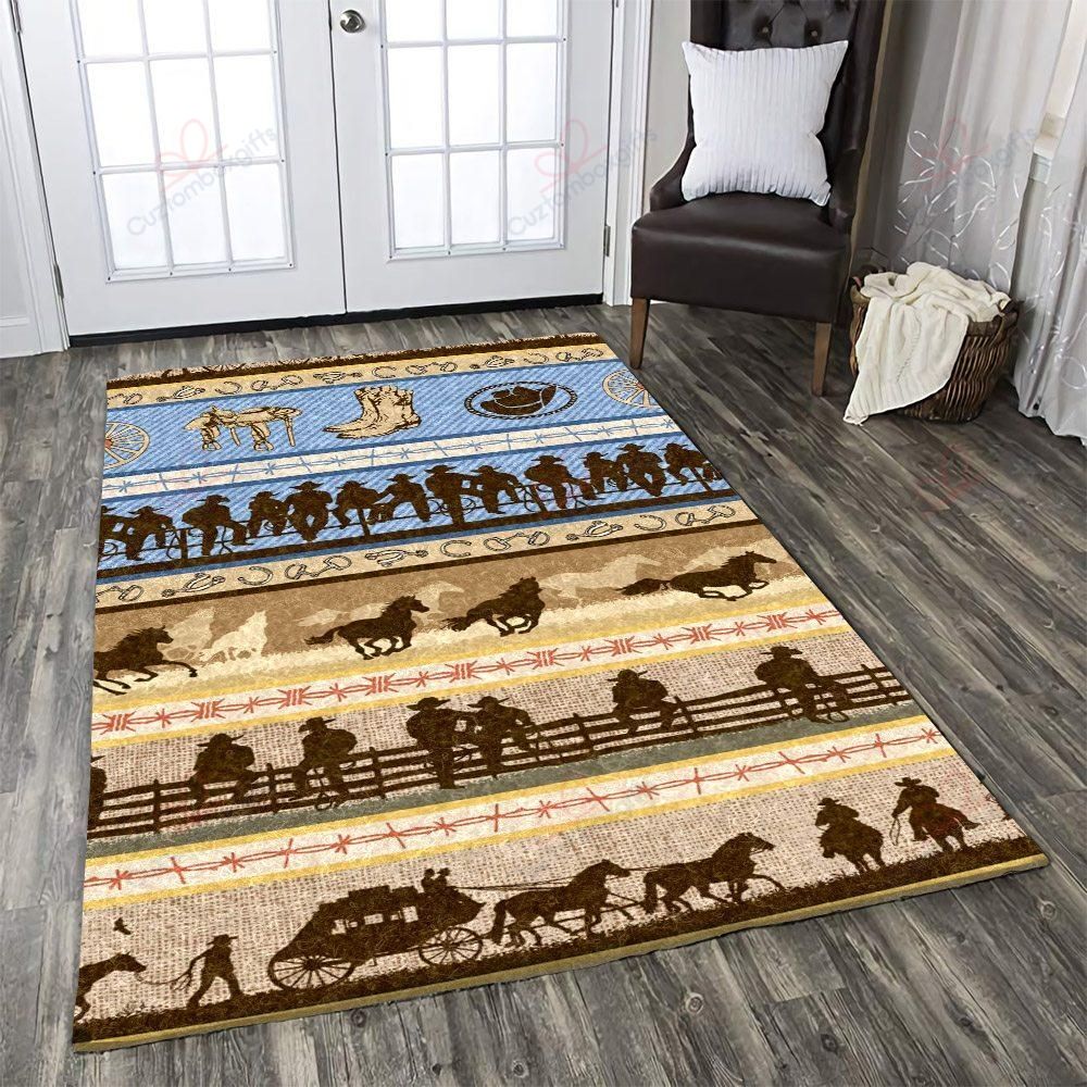 Cowboy Horse Rug Sport Decor Gift Floor Decor Living Room Carpet Rug Area Rug - 24fa06477659 Cowboy Horse Rug Sport Decor Gift Floor Decor Living Room Carpet Rug Area Rug - 24fa06477659