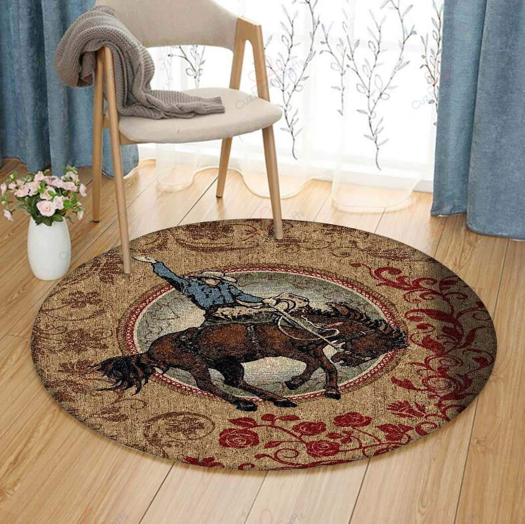 Cowboy Life 1 Round Carpet Floor Rug Living Room Bedroom Decor Round Area Rug Carpet Cowboy Life 1 Round Carpet Floor Rug Living Room Bedroom Decor Round Area Rug Carpet
