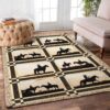 Cowboy Life 4 Rug Sport Decor Gift Floor Decor Living Room Carpet Rug Area Rug - 3c1b16311dfd