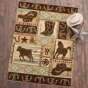 Cowboy Life 5 Rug Sport Decor Gift Floor Decor Living Room Carpet Rug Area Rug - 3ac828359451
