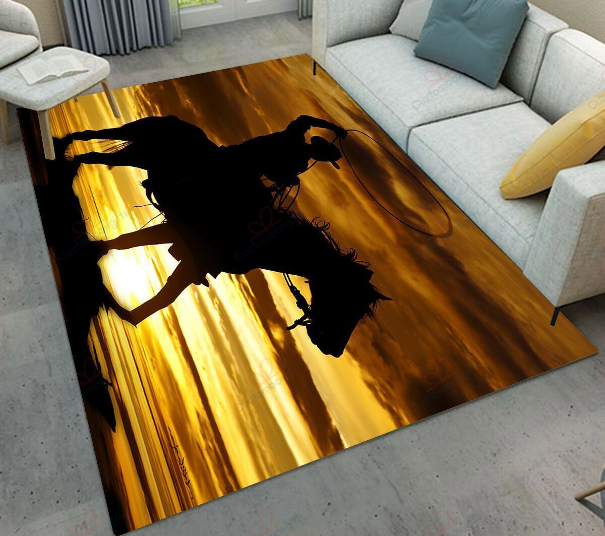 Cowboy Life Rug Sport Decor Gift Floor Decor Living Room Carpet Rug Area Rug - 295e1b64a2ea Cowboy Life Rug Sport Decor Gift Floor Decor Living Room Carpet Rug Area Rug - 295e1b64a2ea
