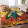 Cowboy Painting Rug Sport Decor Gift Floor Decor Living Room Carpet Rug Area Rug - 3f35b23dfade