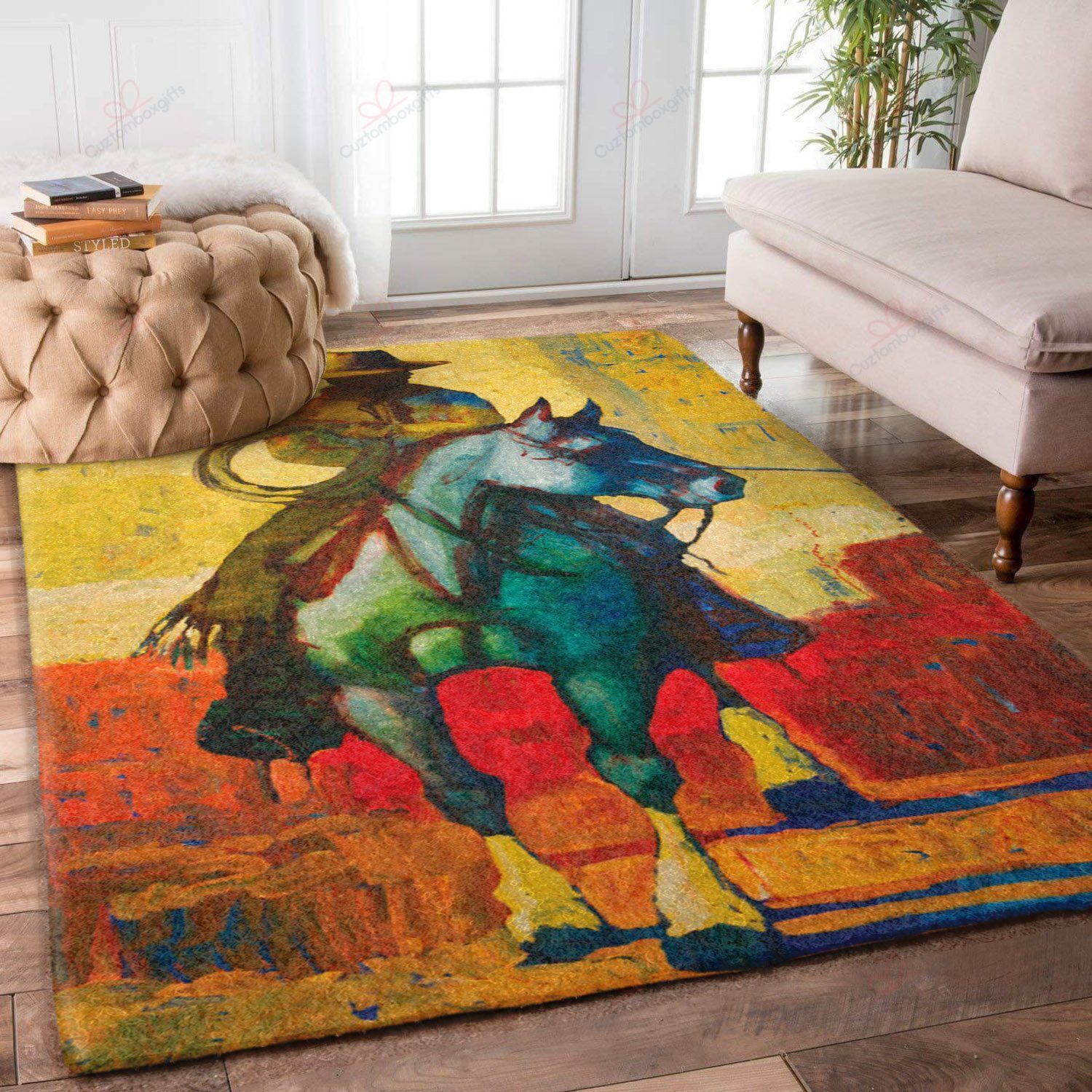 Cowboy Painting Rug Sport Decor Gift Floor Decor Living Room Carpet Rug Area Rug - 3f35b23dfade Cowboy Painting Rug Sport Decor Gift Floor Decor Living Room Carpet Rug Area Rug - 3f35b23dfade