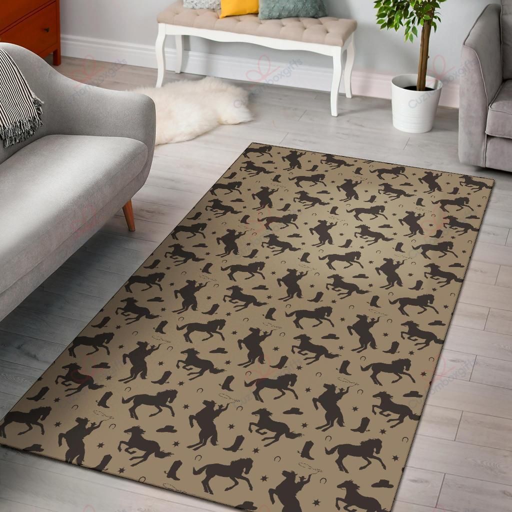 Cowboy Pattern 5 Rug Sport Decor Gift Floor Decor Living Room Carpet Rug Area Rug - 148b7997c074 Cowboy Pattern 5 Rug Sport Decor Gift Floor Decor Living Room Carpet Rug Area Rug - 148b7997c074