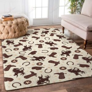 Cowboy Pattern 6 Rug Sport Decor Gift Floor Decor Living Room Carpet Rug Area Rug - 67567c950c66