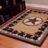 Cowboy Pattern 8 Rug Sport Decor Gift Floor Decor Living Room Carpet Rug Area Rug - 5311cc19cece