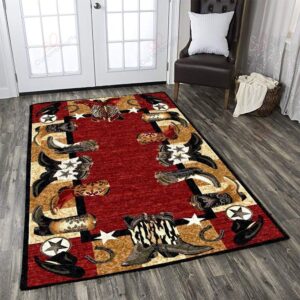 Cowboy Pattern 9 Rug Sport Decor Gift Floor Decor Living Room Carpet Rug Area Rug - c72403781d87