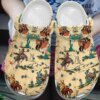 Cowboy Personalized Clog Custom Crocs Comfortablefashion Style Comfortable For Women Men Kid Print 3D It’S Cowboy