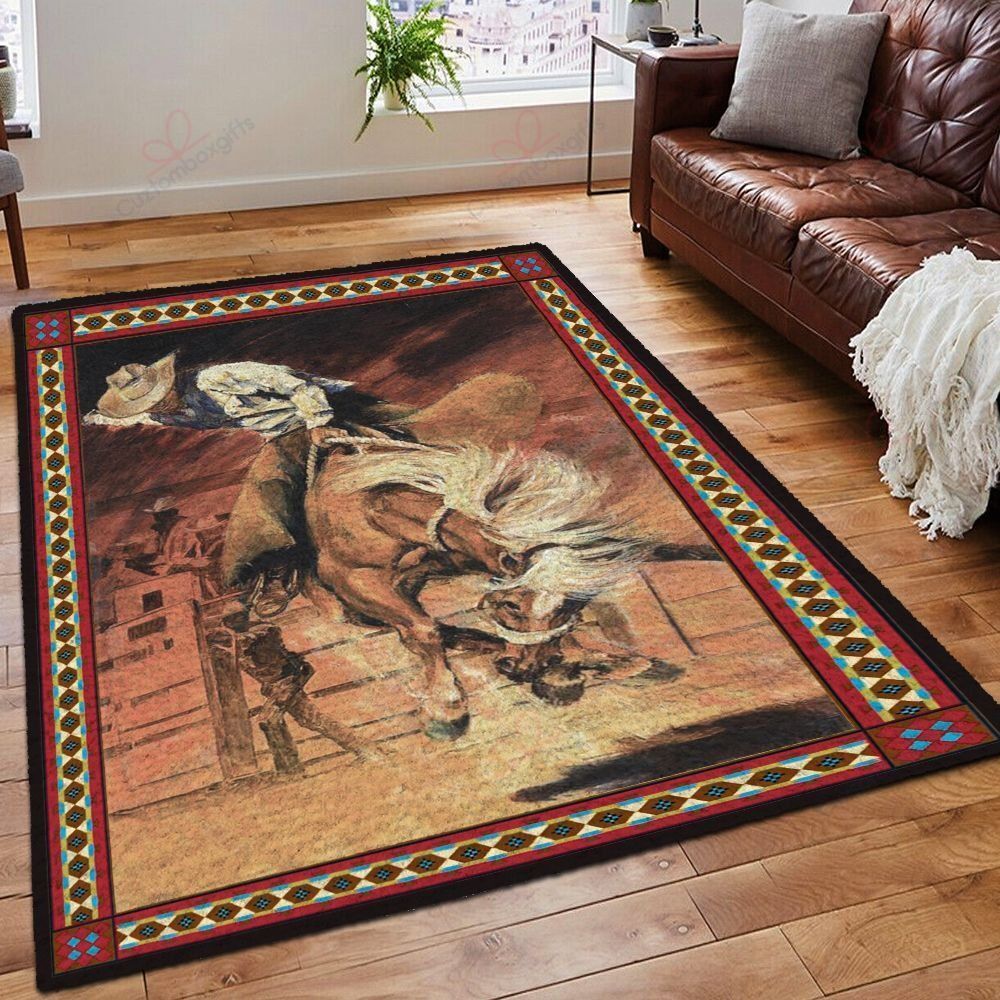 Cowboys Rodeo Horses Rug Sport Decor Gift Floor Decor Living Room Carpet Rug Area Rug - de6d69985314 Cowboys Rodeo Horses Rug Sport Decor Gift Floor Decor Living Room Carpet Rug Area Rug - de6d69985314