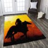 Cowgirl Painting 1 Rug Sport Decor Gift Floor Decor Living Room Carpet Rug Area Rug - cec11ee3527d