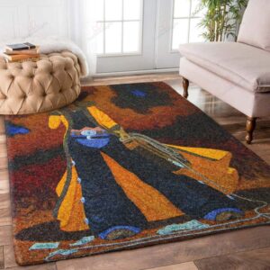 Cowgirl Painting 2 Rug Sport Decor Gift Floor Decor Living Room Carpet Rug Area Rug - 3c1410597da5