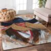 Cowgirl Painting Rug Sport Decor Gift Floor Decor Living Room Carpet Rug Area Rug - ec8cbc7daf87