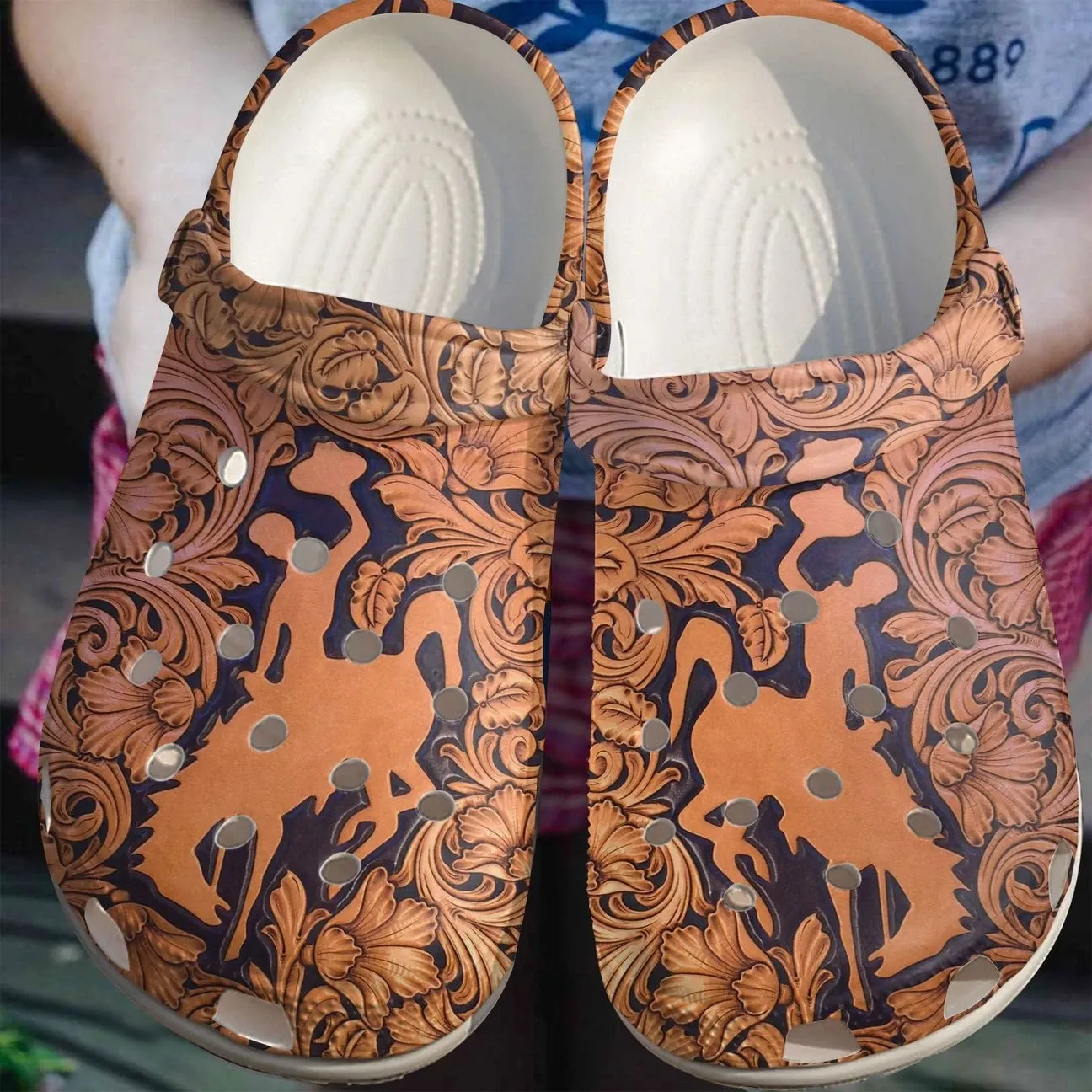 Cowgirl Personalize Clog Custom Crocs Fashionstyle Comfortable For Women Men Kid Print 3D Rodeo Girl Cowgirl Personalize Clog Custom Crocs Fashionstyle Comfortable For Women Men Kid Print 3D Rodeo Girl