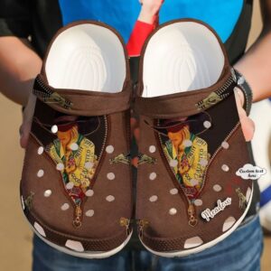 Cowgirl Personalized Pretty Sku 672 Crocs Crocband Clog Comfortable For Mens Womens Classic Clog Water Shoes