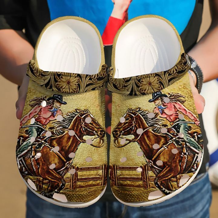 Cowgirl Rider And Her Steed Sku 673 Crocs Clog Clog Shoes Cowgirl Rider And Her Steed Sku 673 Crocs Clog Clog Shoes