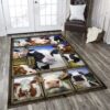 Cows Are My Happy Place Rug Sport Decor Gift Floor Decor Living Room Carpet Rug Area Rug - f320d29788c1