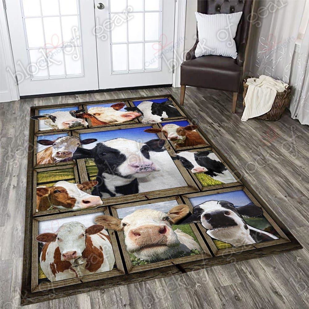 Cows Are My Happy Place Rug Sport Decor Gift Floor Decor Living Room Carpet Rug Area Rug - f320d29788c1 Cows Are My Happy Place Rug Sport Decor Gift Floor Decor Living Room Carpet Rug Area Rug - f320d29788c1