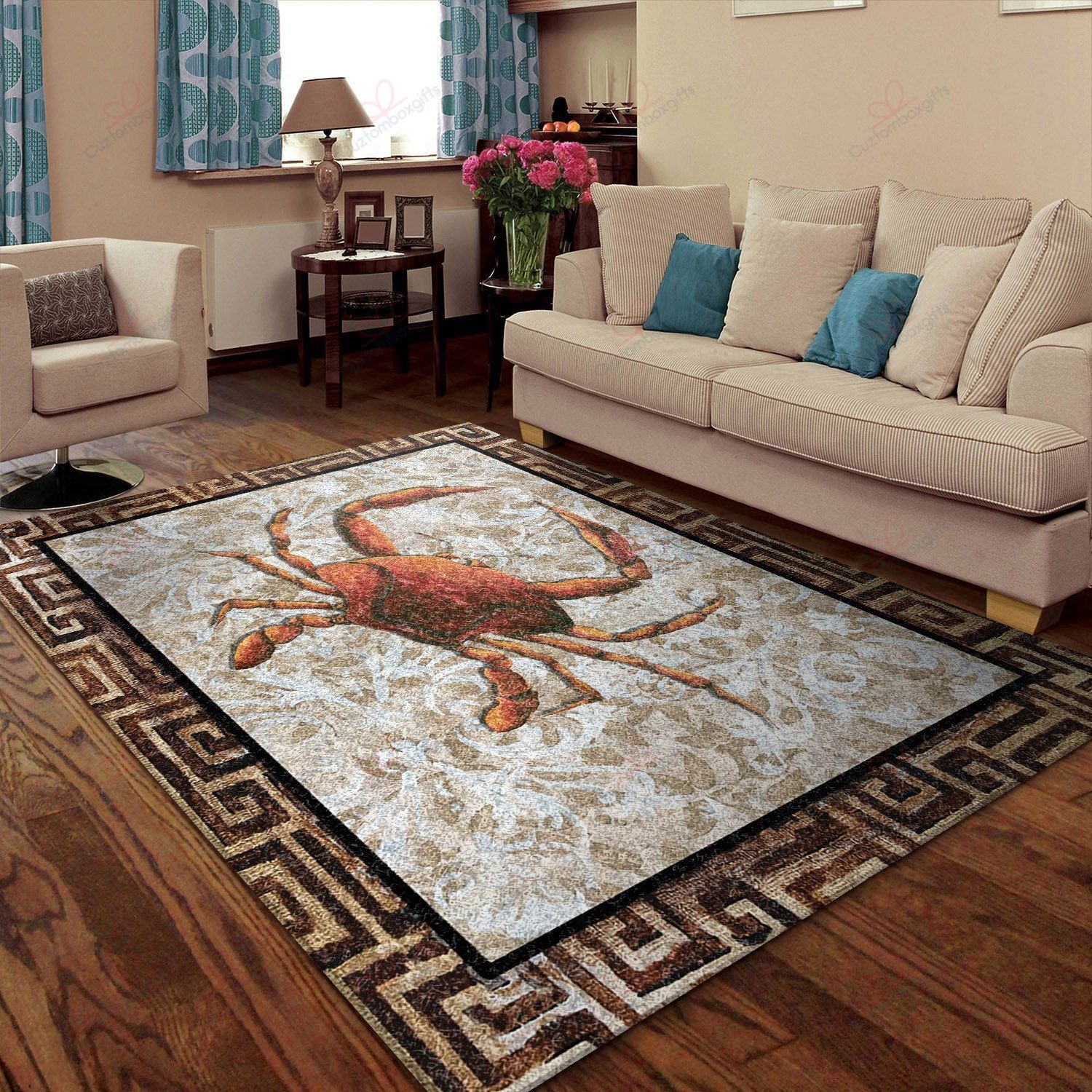 Crab Rug Sport Decor Gift Floor Decor Living Room Carpet Rug Area Rug - b3fcf019a1a0 Crab Rug Sport Decor Gift Floor Decor Living Room Carpet Rug Area Rug - b3fcf019a1a0