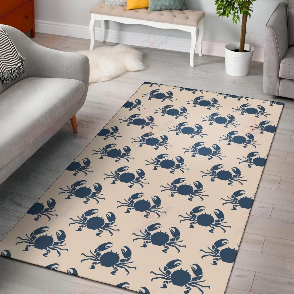 Crab Pattern 2 Rug Sport Decor Gift Floor Decor Living Room Carpet Rug Area Rug - 48522fa0eb5b Crab Pattern 2 Rug Sport Decor Gift Floor Decor Living Room Carpet Rug Area Rug - 48522fa0eb5b