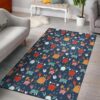 Crab Pattern 5 Rug Sport Decor Gift Floor Decor Living Room Carpet Rug Area Rug - 2729fa628e96