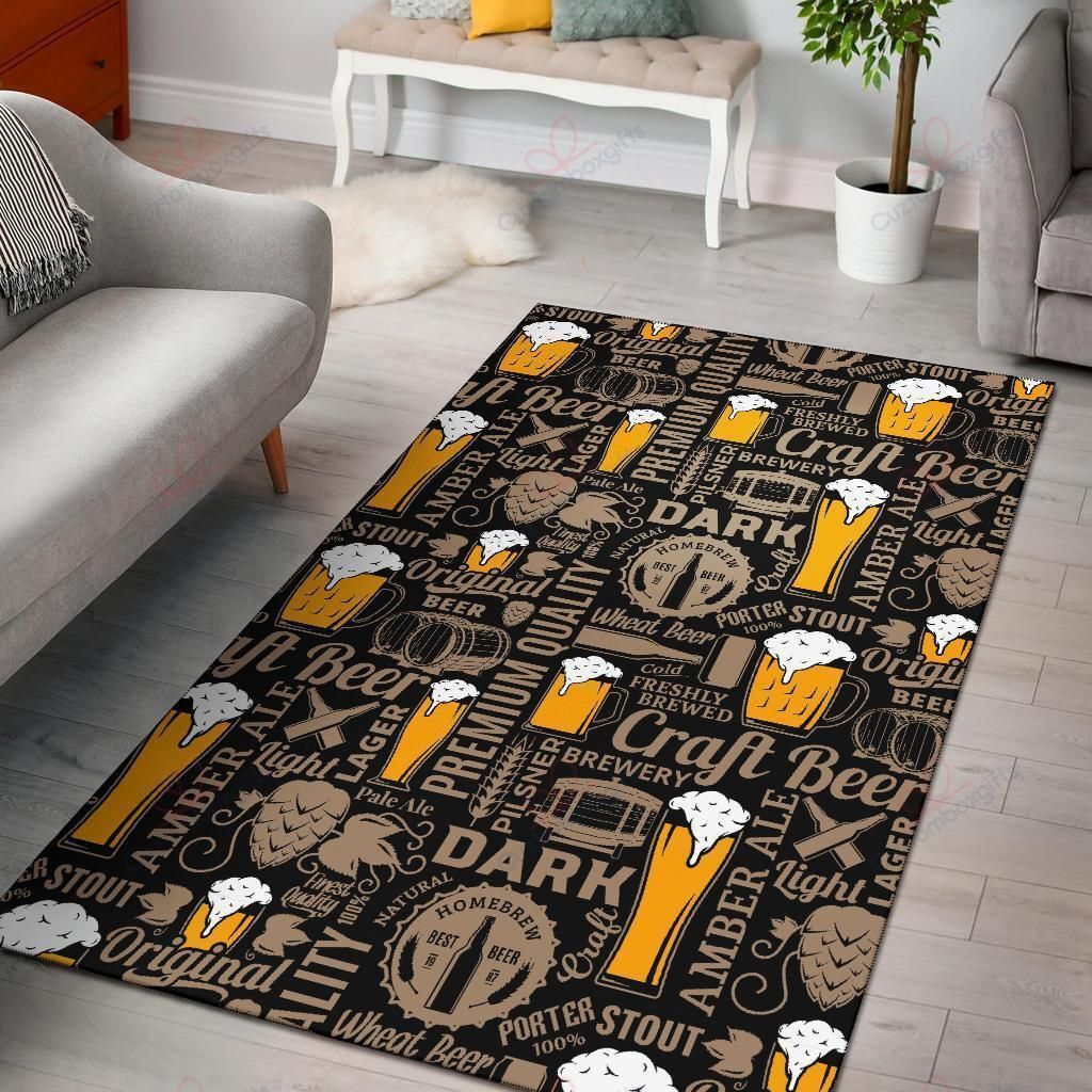 Craft Beer Pattern Rug Sport Decor Gift Floor Decor Living Room Carpet Rug Area Rug - dcc5f127b61a Craft Beer Pattern Rug Sport Decor Gift Floor Decor Living Room Carpet Rug Area Rug - dcc5f127b61a