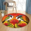 Crane Round Carpet Floor Rug Living Room Bedroom Decor Round Area Rug Carpet