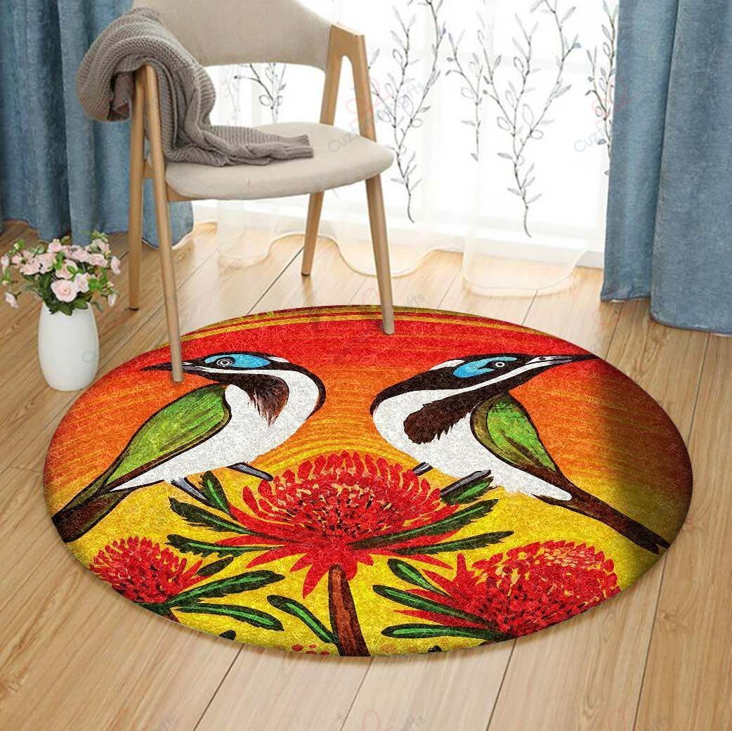 Crane Round Carpet Floor Rug Living Room Bedroom Decor Round Area Rug Carpet Crane Round Carpet Floor Rug Living Room Bedroom Decor Round Area Rug Carpet