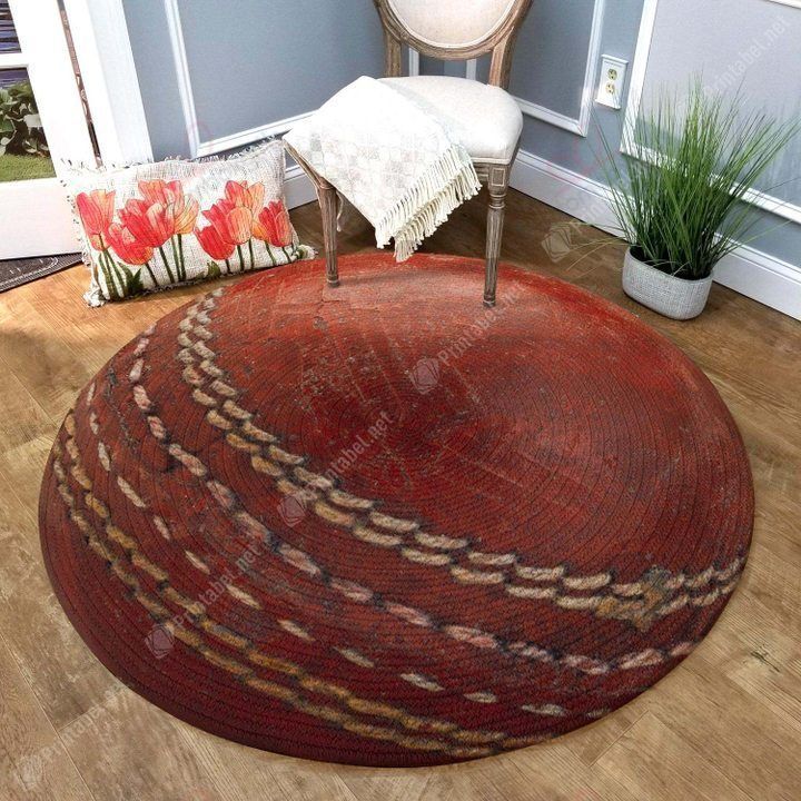 Cricket Ball Round Carpet Floor Rug Living Room Bedroom Decor Round Area Rug Carpet Cricket Ball Round Carpet Floor Rug Living Room Bedroom Decor Round Area Rug Carpet