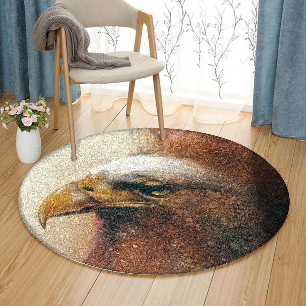 Crimson Eagles Round Carpet Floor Rug Living Room Bedroom Decor Round Area Rug Carpet Crimson Eagles Round Carpet Floor Rug Living Room Bedroom Decor Round Area Rug Carpet