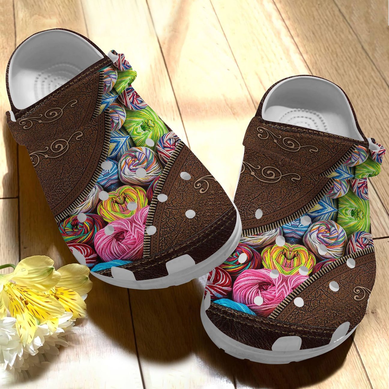 Crochet Personalize Clog Custom Crocs Fashionstyle Comfortable For Women Men Kid Print 3D Crochet Love Crochet Personalize Clog Custom Crocs Fashionstyle Comfortable For Women Men Kid Print 3D Crochet Love