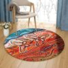 Cross Section Of The Ground Round Carpet Floor Rug Living Room Bedroom Decor Round Area Rug Carpet